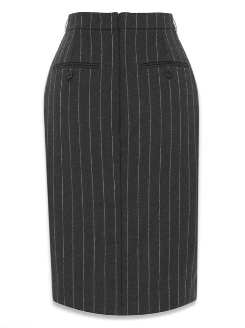 Pinstripe wool skirt SAINT LAURENT | 762647Y815V1161